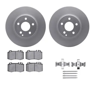 R1 Concepts WDWH1-63034 Brake Rotor- Carbon Coated W/ Ceramic Pads & Hdw